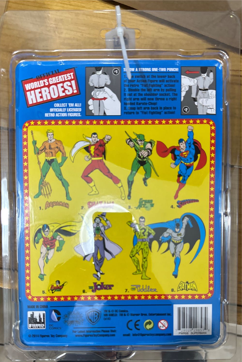 Superman - Figures Toy Company (Super Powers) action figure collectible [Barcode 728028298574] - Main Image 2