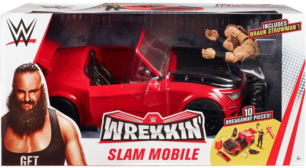 WWE: Braun Strowman - Mattel (WWE Wrekkin Slam Mobile) action figure collectible - Main Image 2