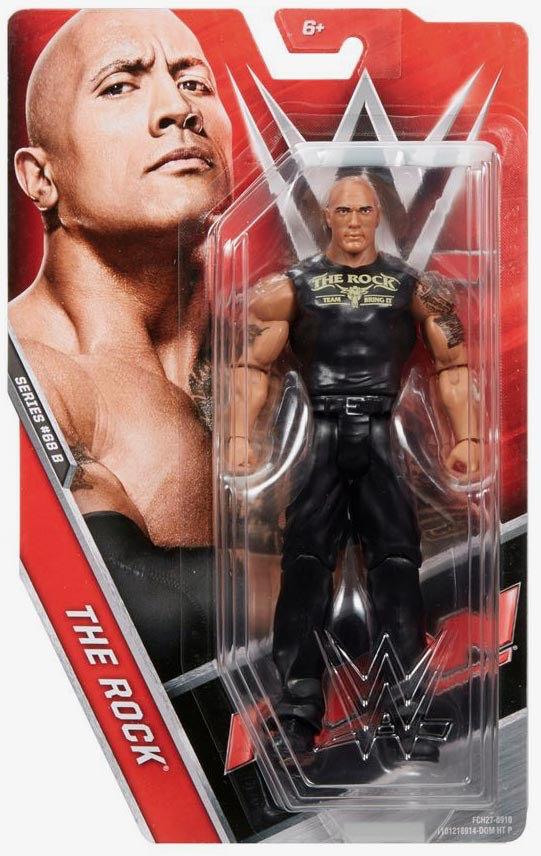 WWE: Rock - Mattel (WWE Basic Series #68) action figure collectible - Main Image 2