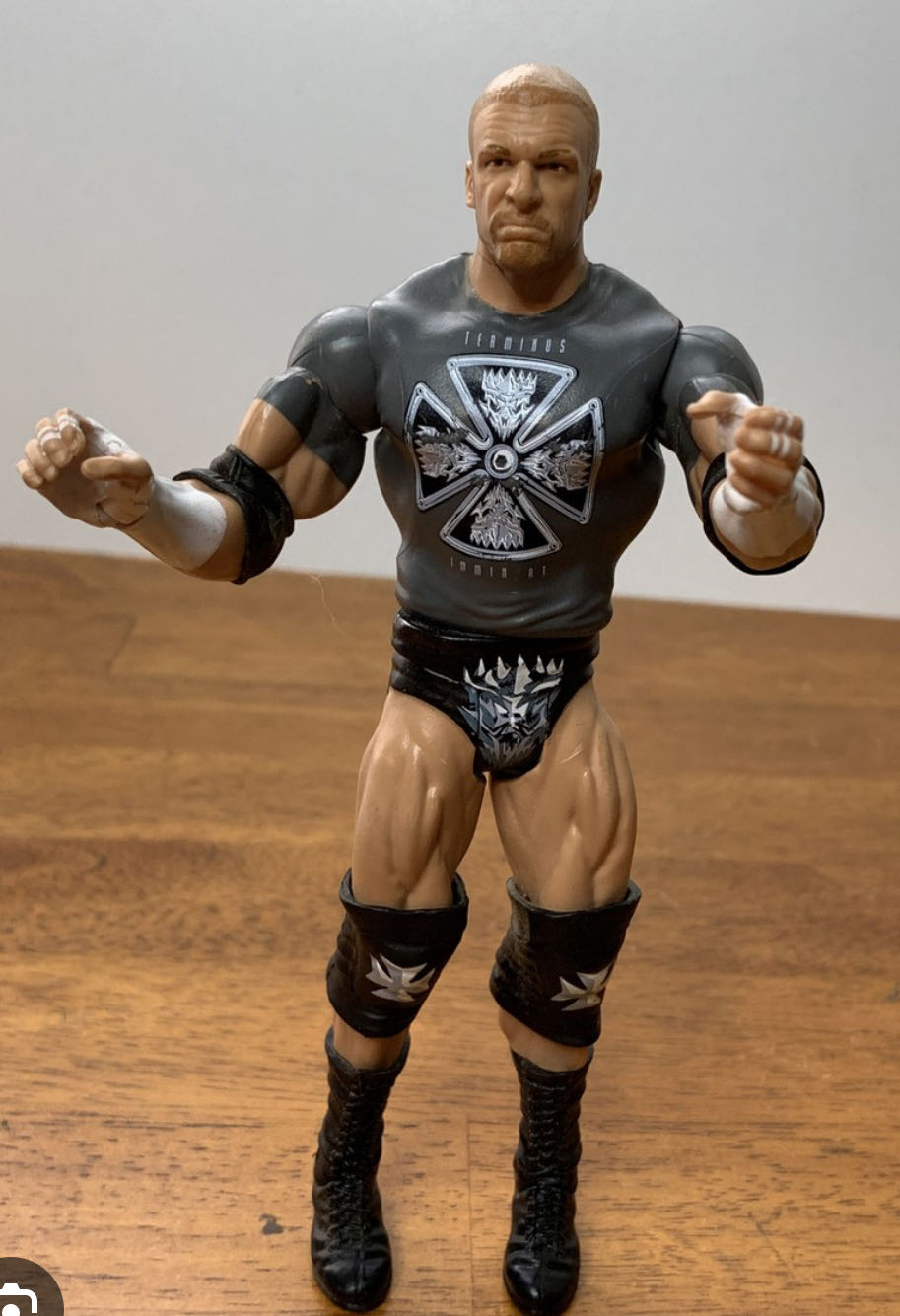 Triple H - WWE Mattel (WWE Fan Central Series 1) action figure collectible [Barcode 887961256765] - Main Image 3