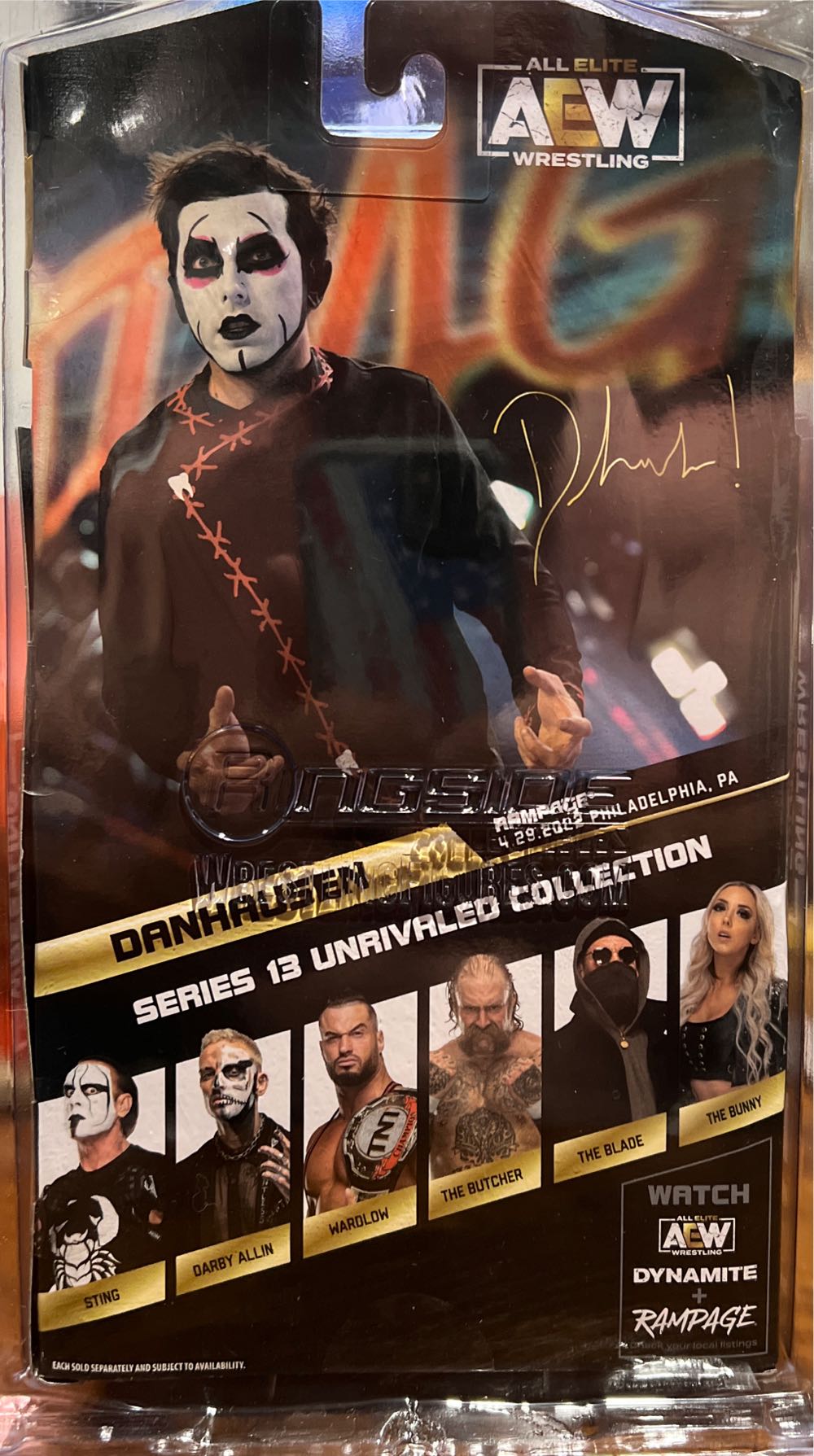 Danhausen - Jazwares AEW (AEW) action figure collectible - Main Image 2