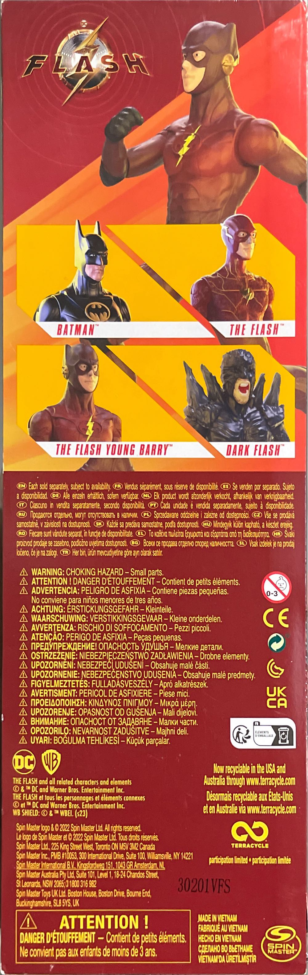 The Flash - Young Barry - Spinmaster action figure collectible [Barcode 778988437278] - Main Image 2