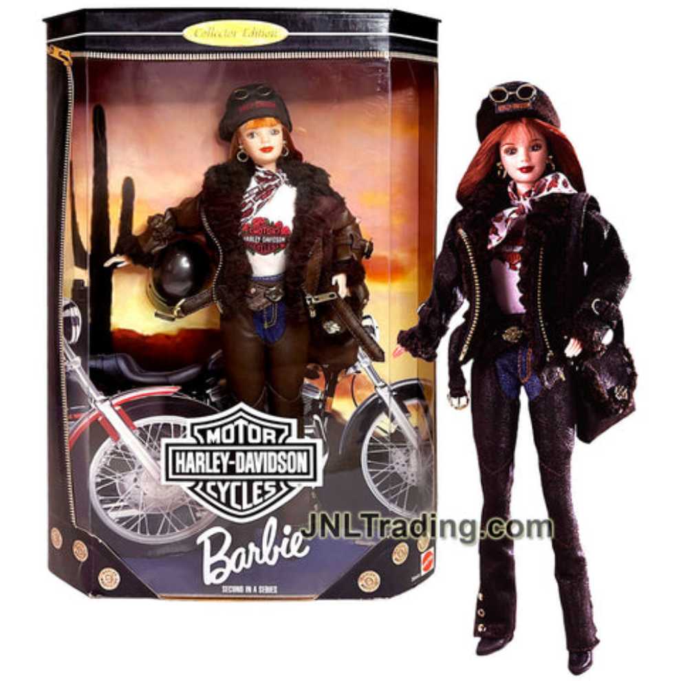 Mattel Barbie Collector Edition: Harley Davidson Motorcycles Barbie Doll - Mattel (Harley Davidson) action figure collectible [Barcode 074299256370] - Main Image 3
