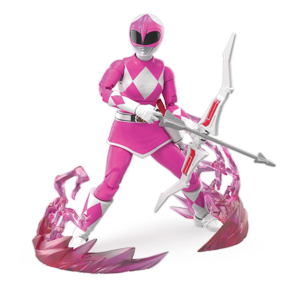 Mighty Morphin Pink Ranger  Remastered - Hasbro (Mighty Morpin Power Rangers) action figure collectible [Barcode 5010996177018] - Main Image 2