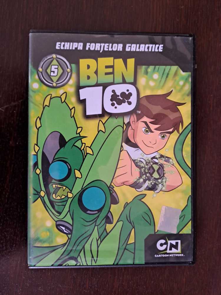 Ben 10 DVD 5 (echipa fortelor galactice)  action figure collectible [Barcode 5948211024390] - Main Image 1