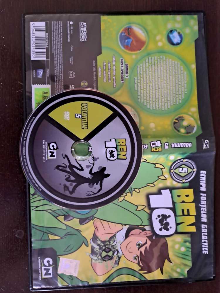 Ben 10 DVD 5 (echipa fortelor galactice)  action figure collectible [Barcode 5948211024390] - Main Image 4