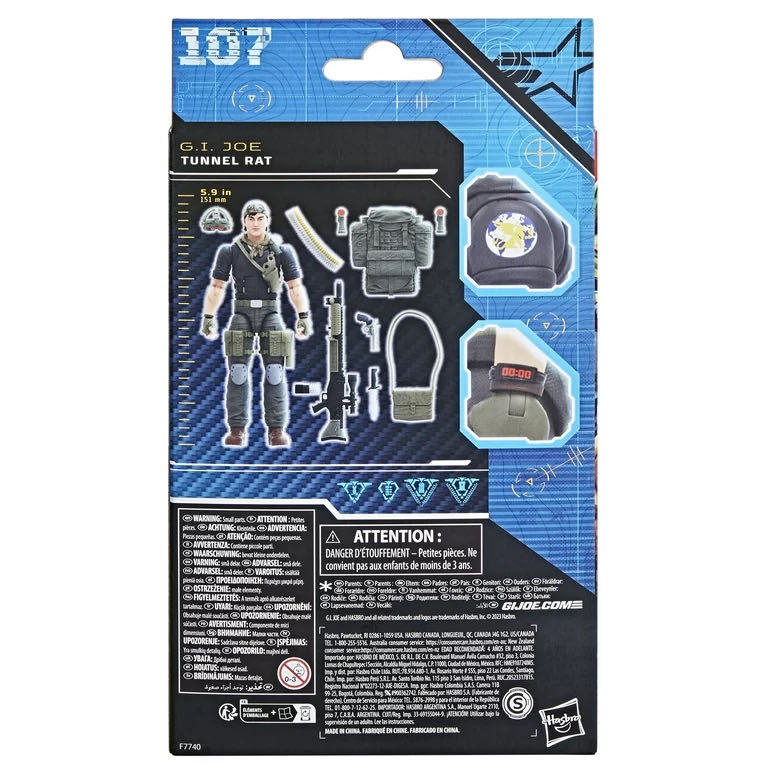 #107 | Tunnel Rat (Night Force) - Hasbro (G.I. Joe Classified Series) action figure collectible - Main Image 2