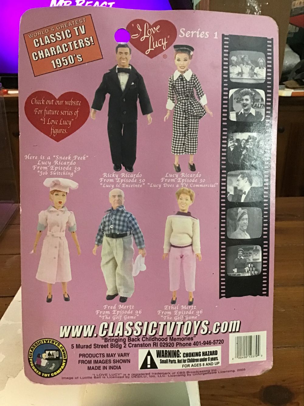 I Love Lucy- Ricky - Classic TV Toys (I Love Lucy) action figure collectible [Barcode 200400123792] - Main Image 2