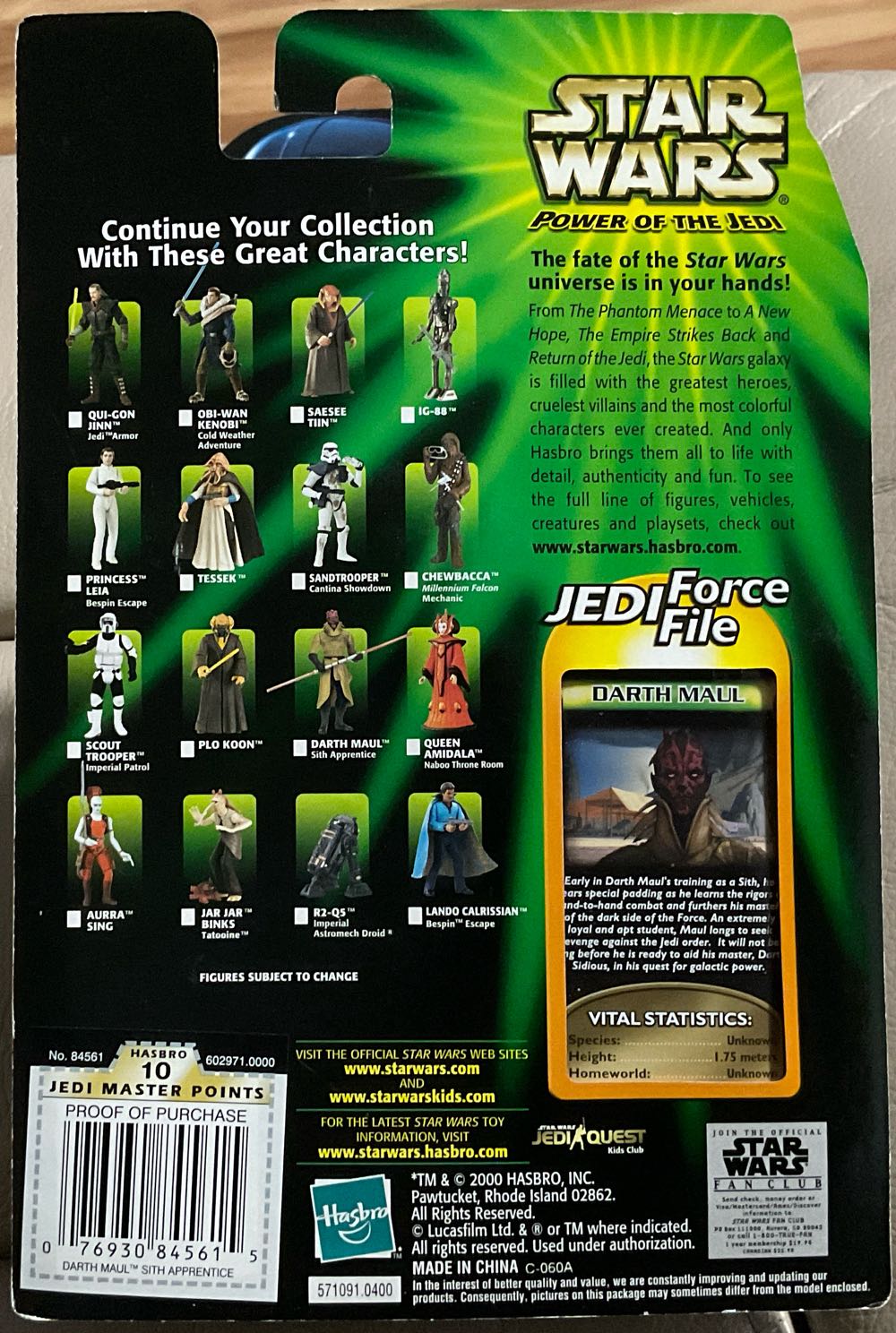 Power Of The Jedi - Darth Maul - Hasbro (The Phantom Menace) action figure collectible - Main Image 2