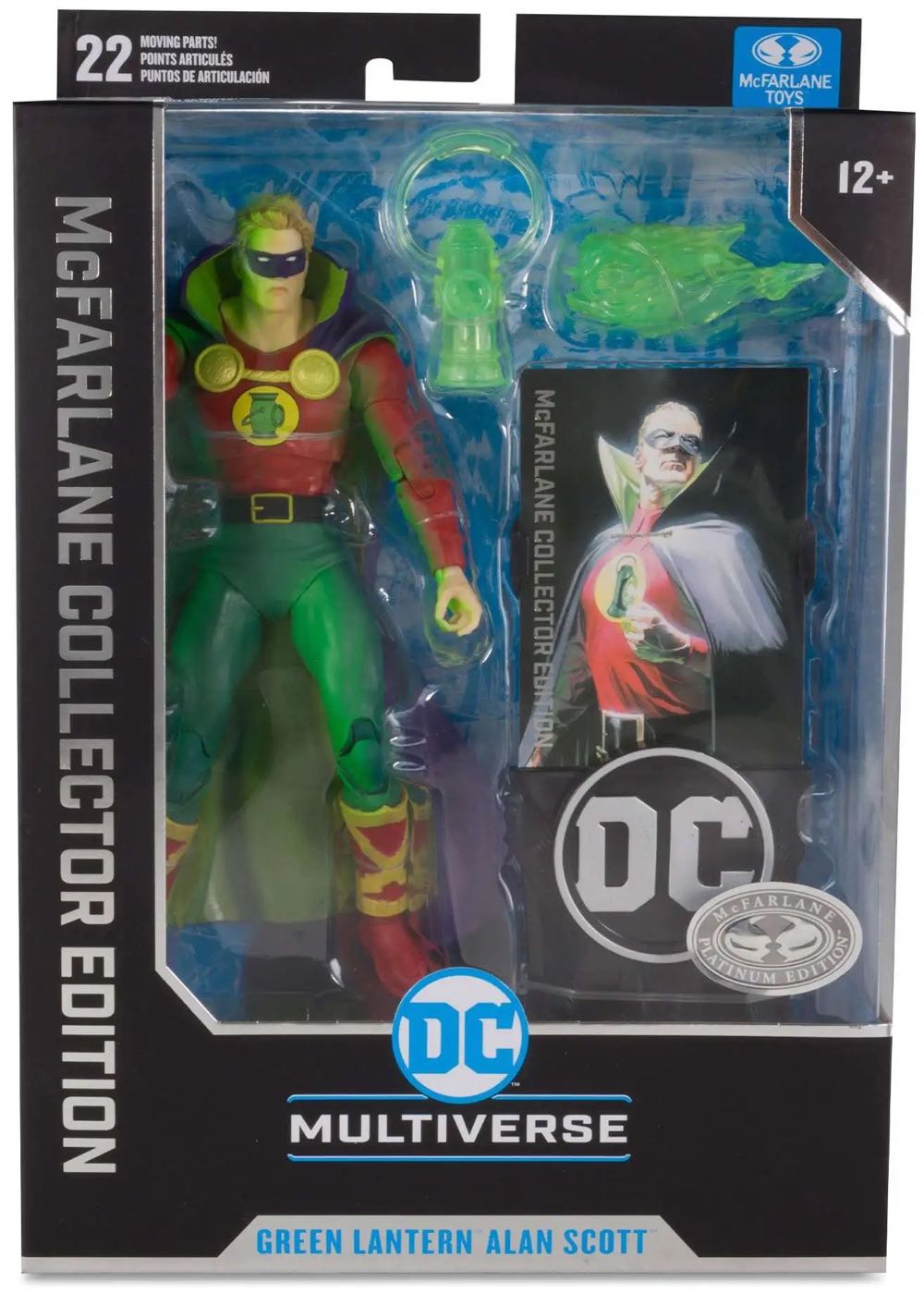 Green Lanturn: Alan Scott (Platinum Edition) - McFarlane (DC Multiverse) action figure collectible - Main Image 2