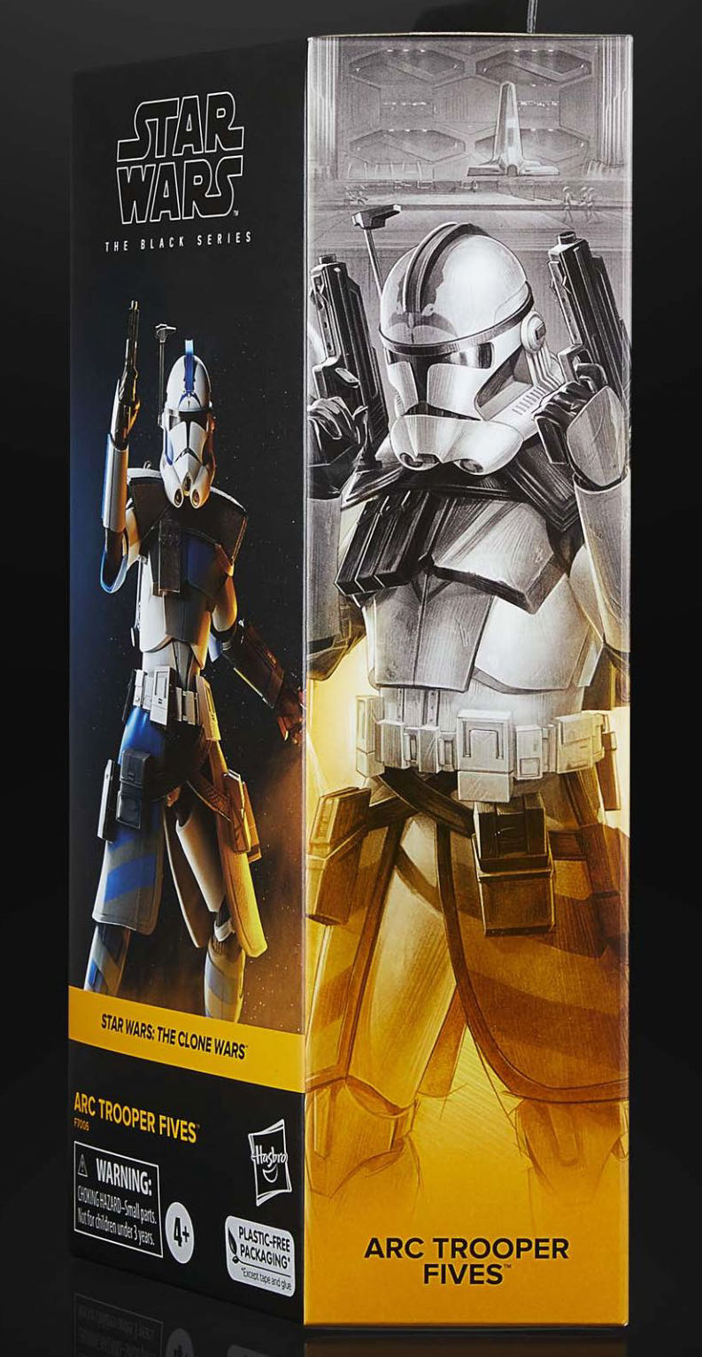 CLONE WARS: Clone Trooper Fives - Hasbro (Star Wars) action figure collectible - Main Image 4