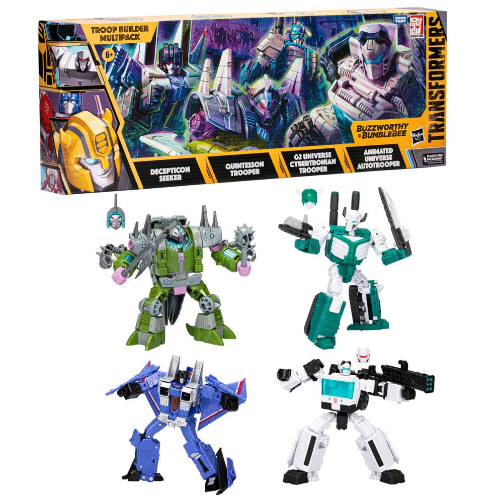 Buzzworthy Bumblebee Troop Builder Multipack - Hasbro (Transformers) action figure collectible - Main Image 2