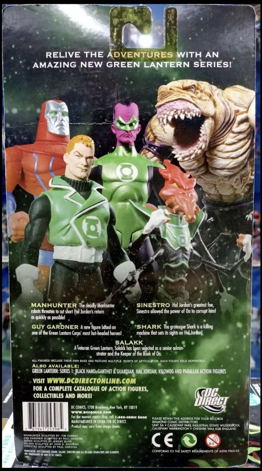 DC Direct Green Lantern Series: Guy Gardner - DC Dierct (Green Lantern Series) action figure collectible [Barcode 761941253961] - Main Image 2