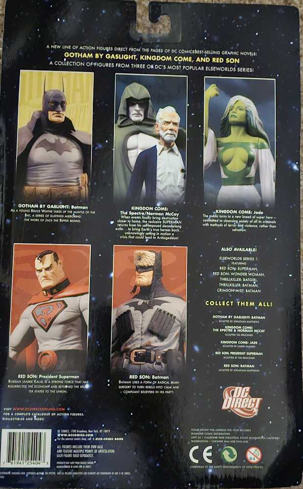 Elseworlds Red Son Batman ($60) - DC Direct (DC Direct Elseworlds) action figure collectible [Barcode 761941254043] - Main Image 2