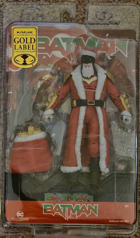 Batman (Santa - Red) - McFarlane Toys (Gold Label) action figure collectible [Barcode 787926170771] - Main Image 2