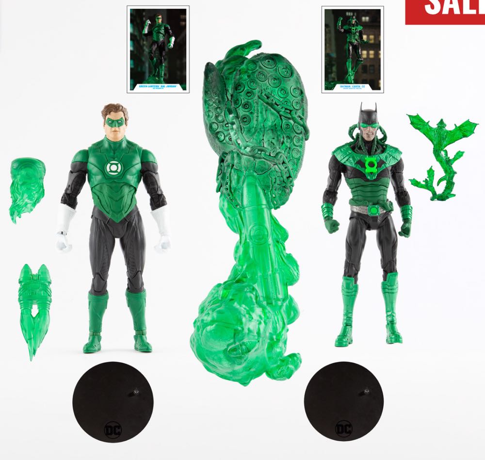 Green Lantern (Hal Jordan) Vs. Batman Earth -32 - McFarlane Toys (Dark Nights Metal) action figure collectible - Main Image 4