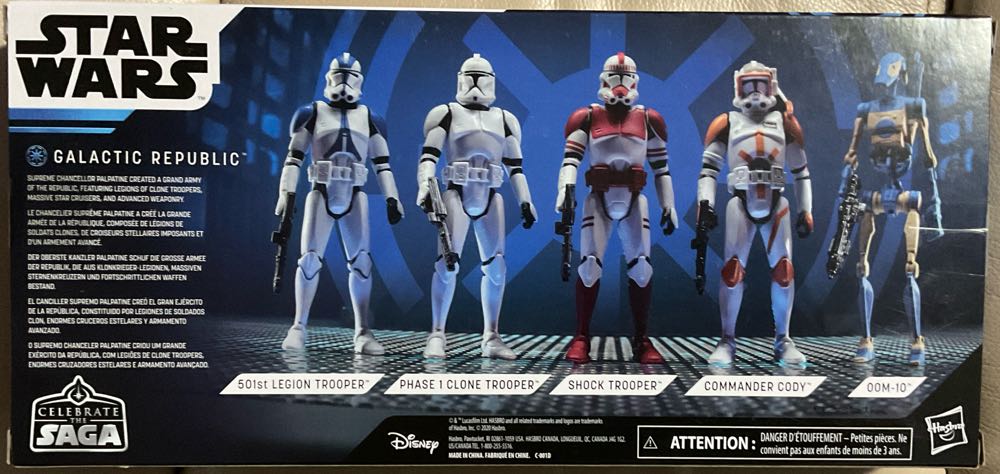 Celebrate The Saga - Galactic Republic - Commander Cody - Hasbro/ Disney (Galactic Republic) action figure collectible - Main Image 3