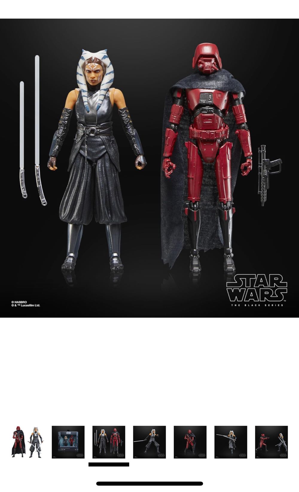 Ahsoka Tano & Aassassin Droid HK-87 - Hasbro (Star Wars: Ashoka) action figure collectible [Barcode 5010996154798] - Main Image 4