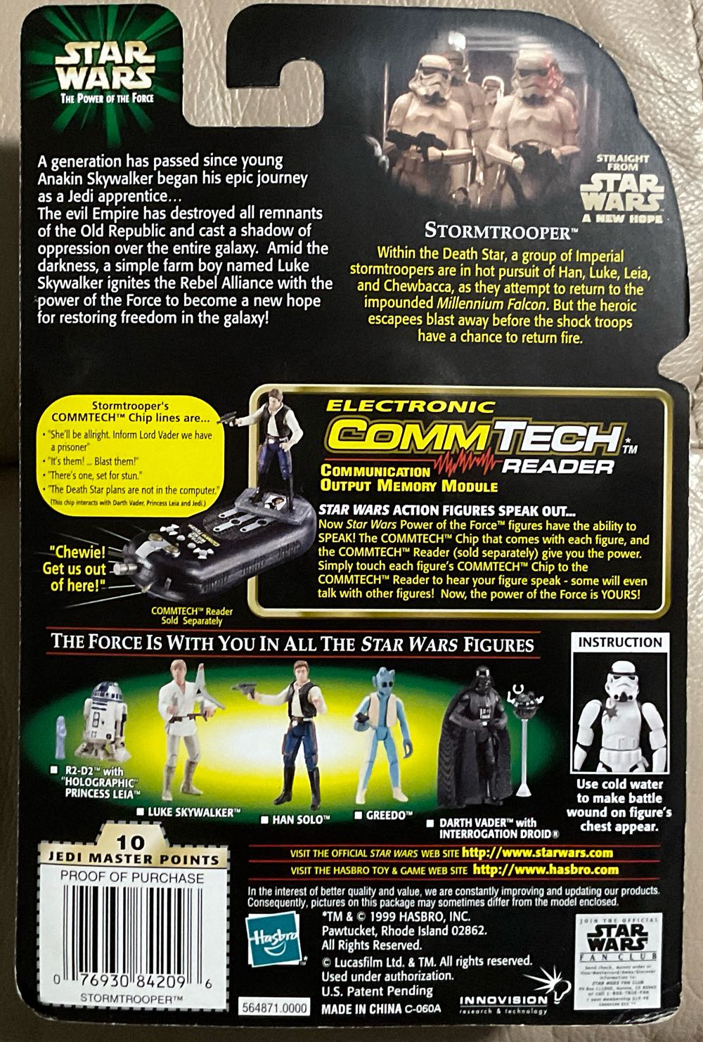 Stormtrooper Power Of The Force (CT) - Hasbro (A New Hope) action figure collectible - Main Image 2