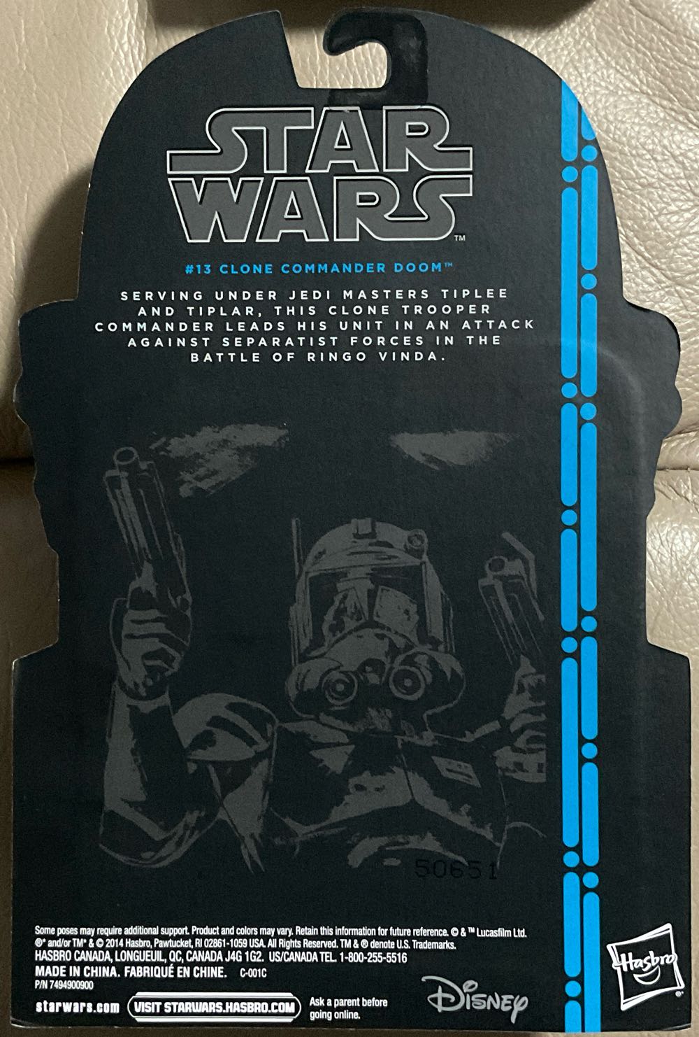 Black Series (‘14-‘15) - #13 - Clone Commander Doom - Hasbro (The Clone Wars) action figure collectible - Main Image 2