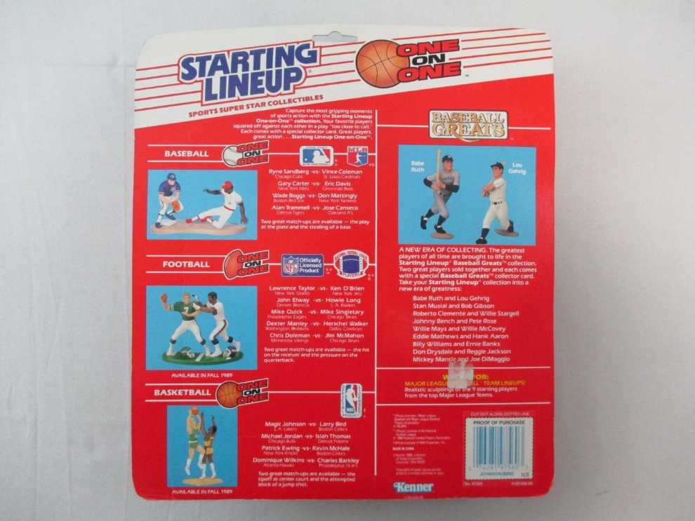 Kenner Starting Lineup One On One Magic Vs Bird 2 Pack With Cards - Kenner / Boys action figure collectible [Barcode 076281975603] - Main Image 2