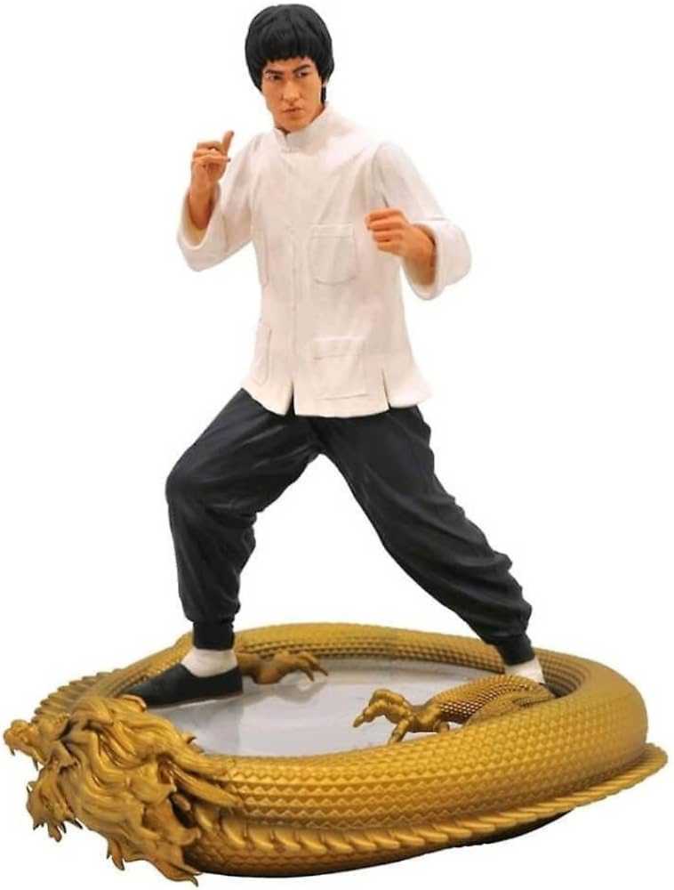 Diamond Select Toys Bruce Lee Premier Collection: 80th Birthday Statue Multicolor 11 Inches  action figure collectible [Barcode 699788834602] - Main Image 3