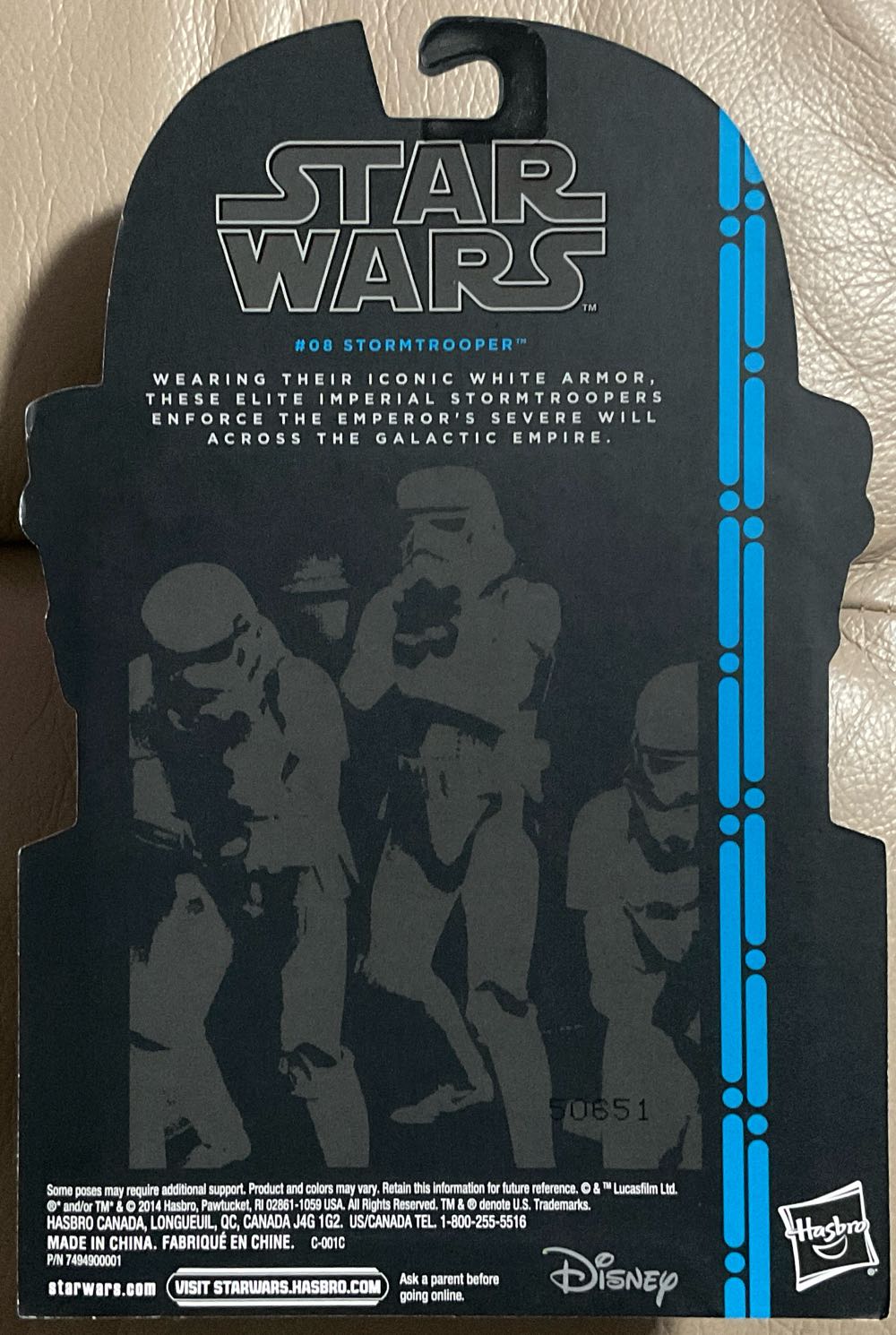 Black Series (‘14-‘15) - #08 - Stormtrooper - Hasbro (A New Hope) action figure collectible - Main Image 2