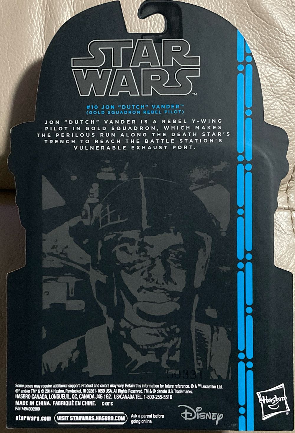 Black Series (‘14-‘15) - #10 - Jon “Dutch” Vander - Hasbro (A New Hope) action figure collectible - Main Image 2