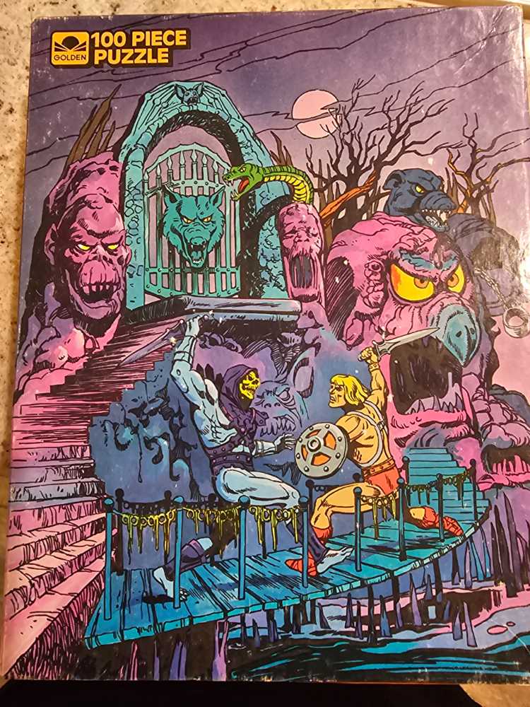 Snake Mountain 100 Piece Puzzle  - GOLDEN (Vintage) action figure collectible [Barcode 033500046476] - Main Image 2