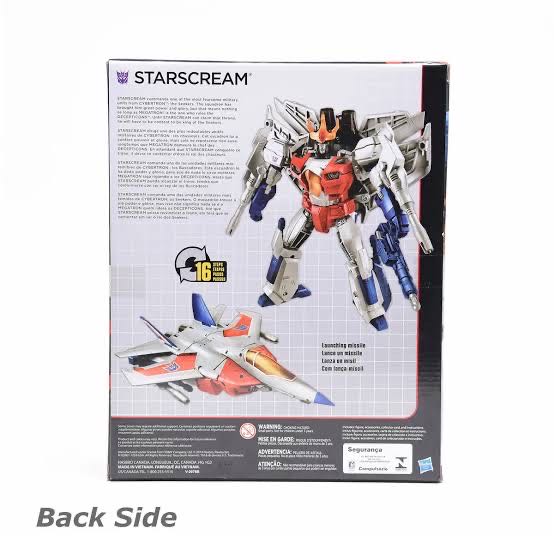 Starscream - Hasbro (Transformers Leader Class) action figure collectible [Barcode 630509336531] - Main Image 2