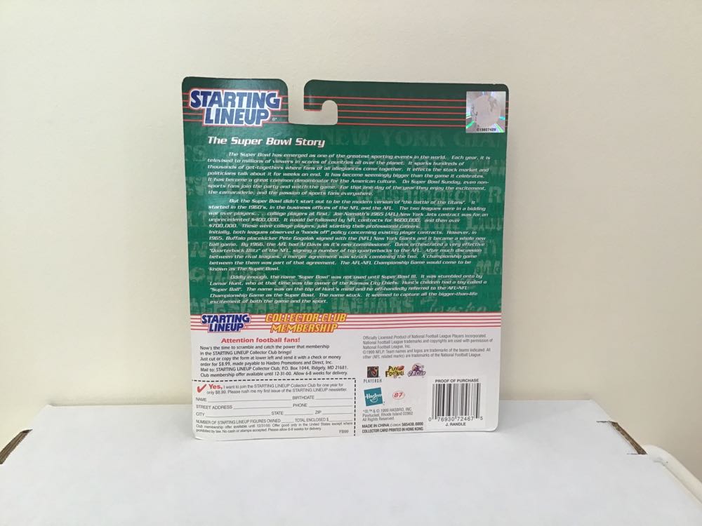 John Randle - Kenner action figure collectible - Main Image 2