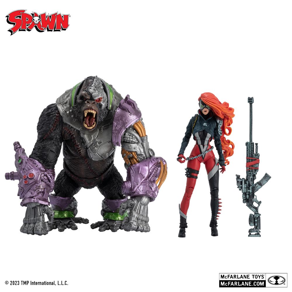 She-Spawn and Cygor - McFarlane Toys (McFarlane Gold Label Collection) action figure collectible [Barcode 787926902013] - Main Image 3