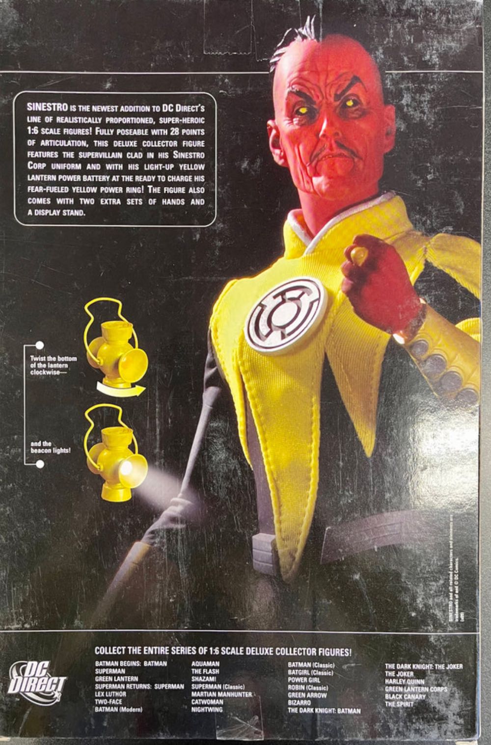 Sinestro - Yellow Lantern: Dc Direct Deluxe - DC Direct Deluxe action figure collectible - Main Image 2