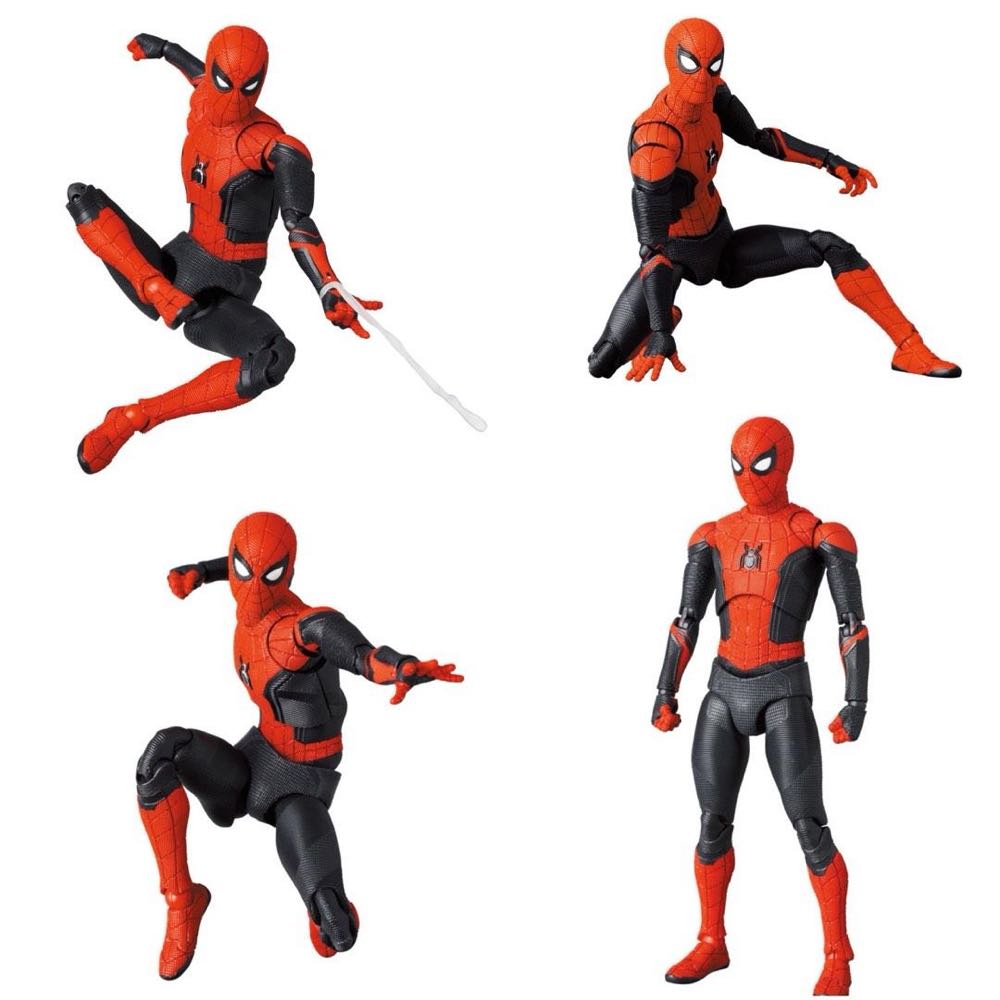 Spider Man (Upgraded Suit) No Way Home #194 - Mafex (MCU) (Avengers) action figure collectible [Barcode 4530956471945] - Main Image 4