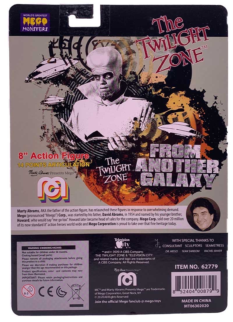 Mego Twilight Zone - Kanamit - MEGO Corp. (The Twilight Zone: “To Serve Man”) action figure collectible [Barcode 852404008799] - Main Image 3