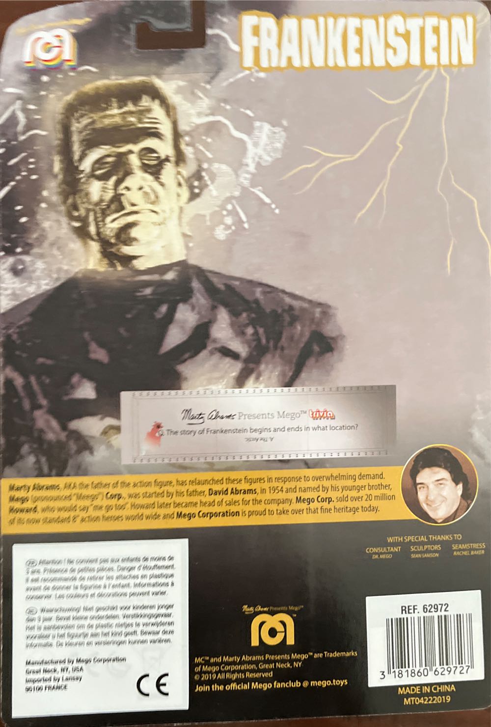 Frankenstein Chained Mego Figure B - Mego (Frankenstein) action figure collectible [Barcode 3181860629727] - Main Image 2