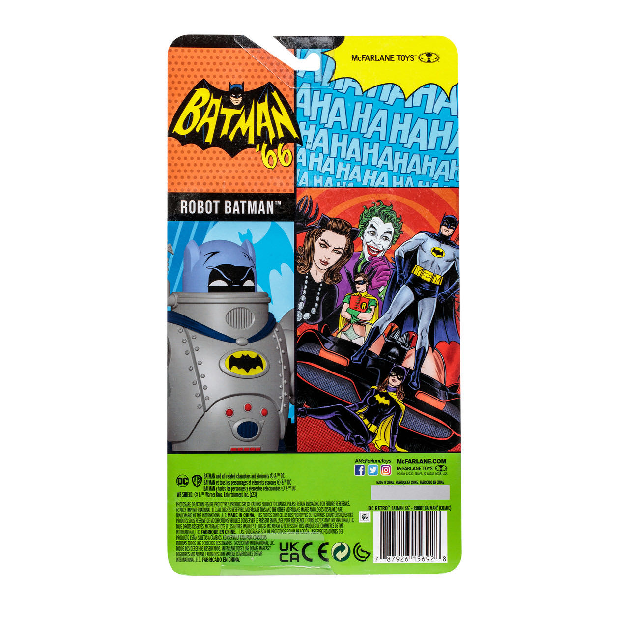 Robot Batman (Batman 66) - McFarlane Toys (DC Retro) (Batman ’66 Comic) action figure collectible [Barcode 787926156928] - Main Image 4
