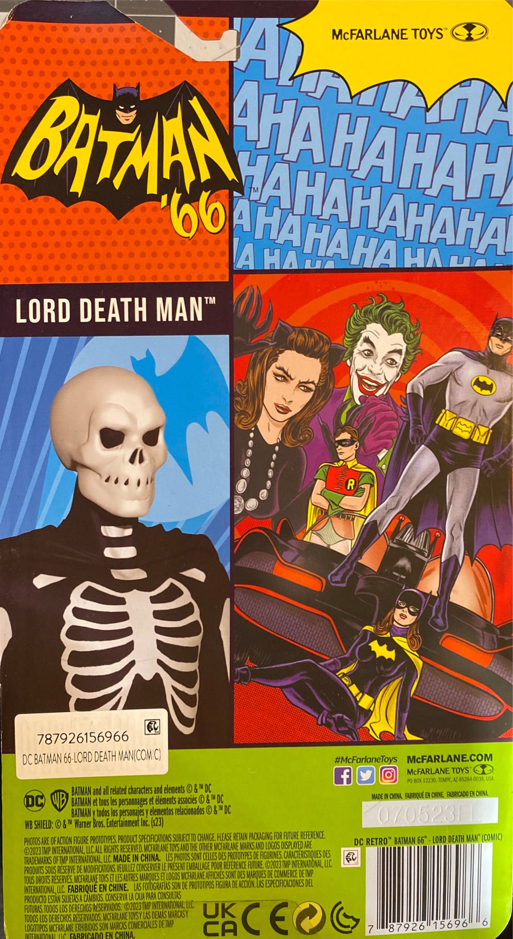 Batman ‘66: Lord Death Man - McFarlane Toys (Batman ‘66) (DC Batman ‘66) action figure collectible [Barcode 787926156966] - Main Image 3