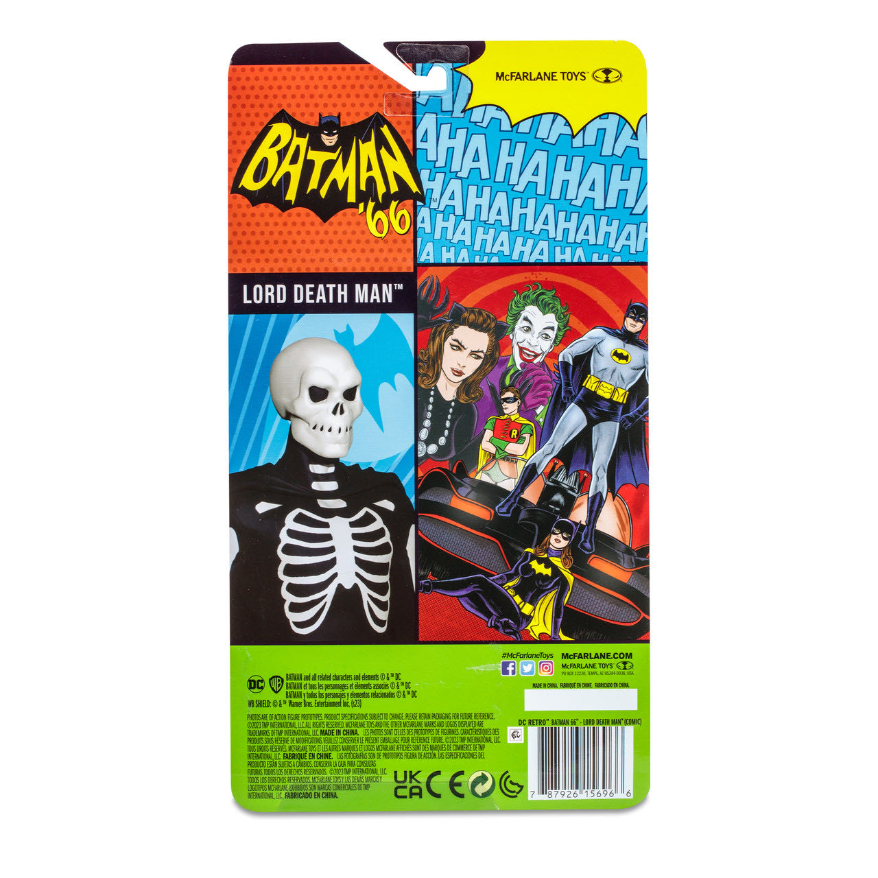 Batman ‘66: Lord Death Man - McFarlane Toys (Batman ‘66) (DC Batman ‘66) action figure collectible [Barcode 787926156966] - Main Image 4