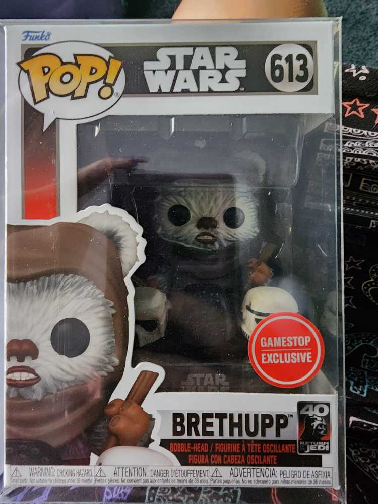 #613 Star Wars  Return Of The Jedi Brethupp With Helmets 40th Anniversary Pop! Vinyl  action figure collectible [Barcode 889698711470] - Main Image 2