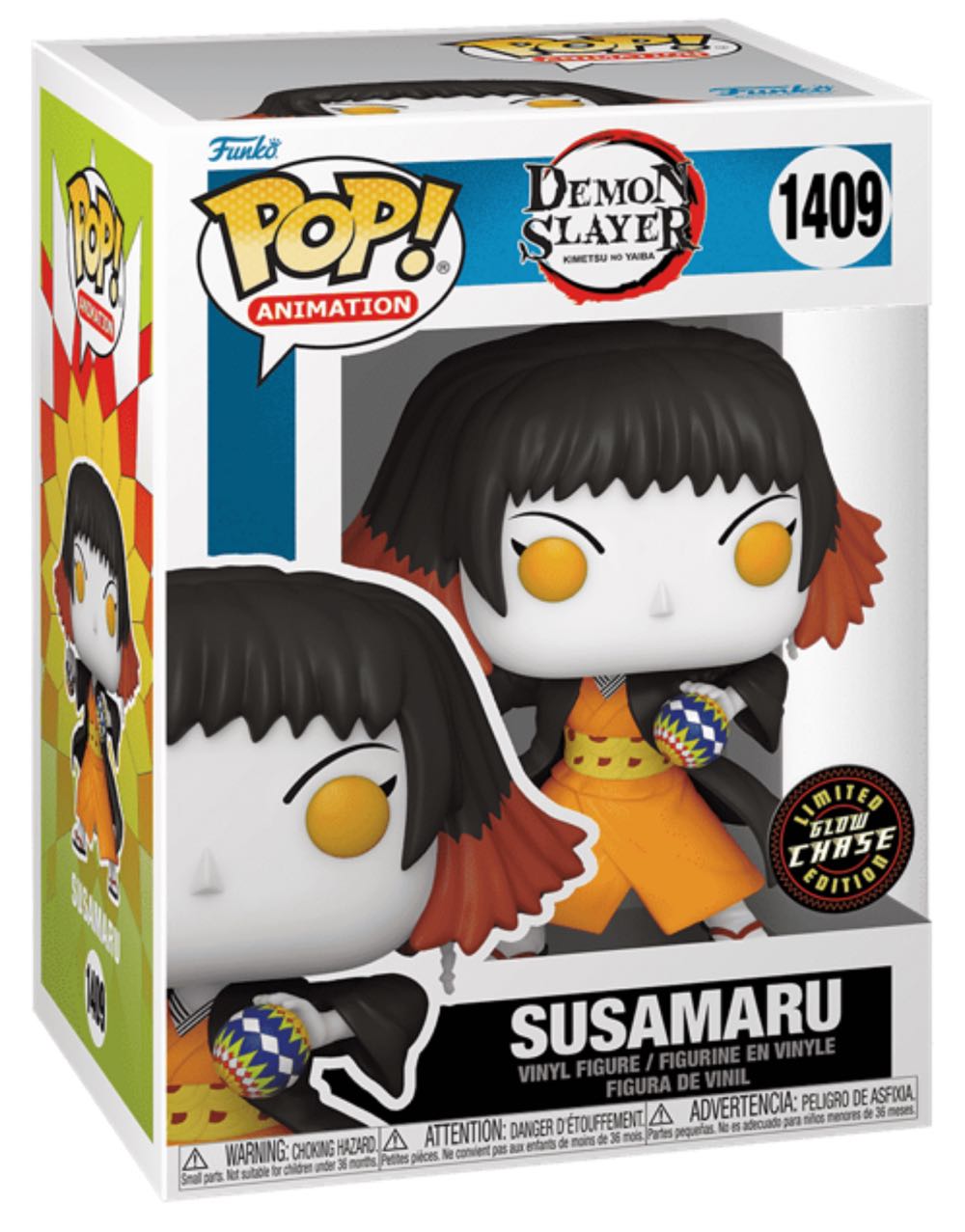 (Chase) Pop 1409 Demon Slayer Susamaru - Demon Slayer Funko Pops (Demon Slayer: Kimetsu no Yaiba) action figure collectible [Barcode 889698726115] - Main Image 2