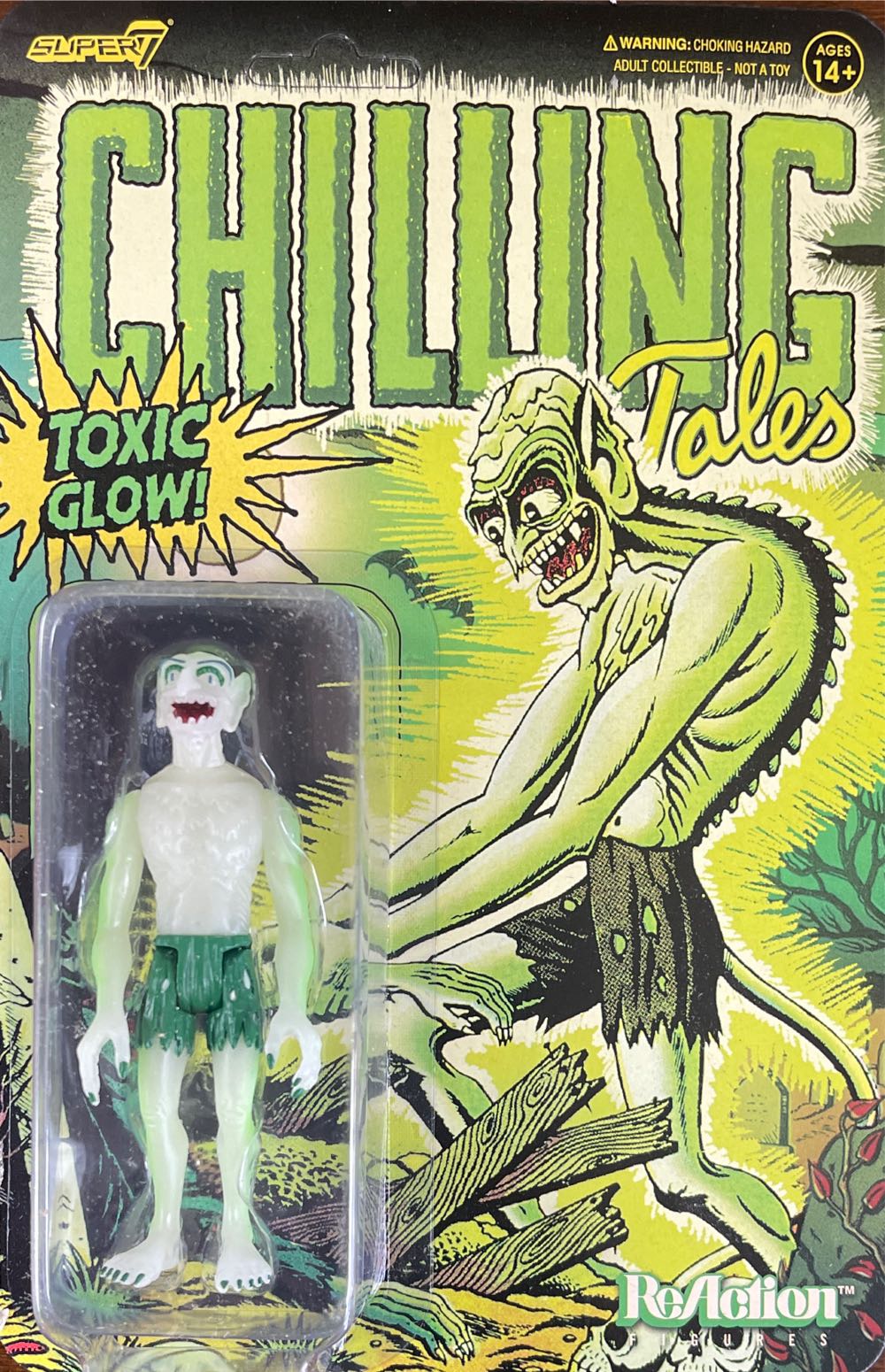 Graveyard Ghoul GID Super 7 Reaction - Super 7 action figure collectible [Barcode 840049856196] - Main Image 1