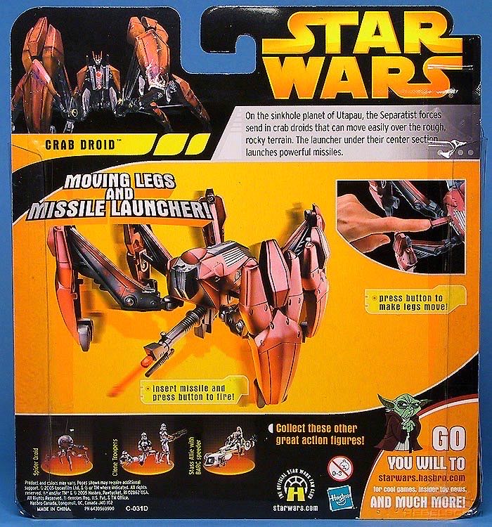 Star Wars: Crab Droid - Hasbro (Star Wars: Episode III: Revenge of the Sith) action figure collectible - Main Image 4