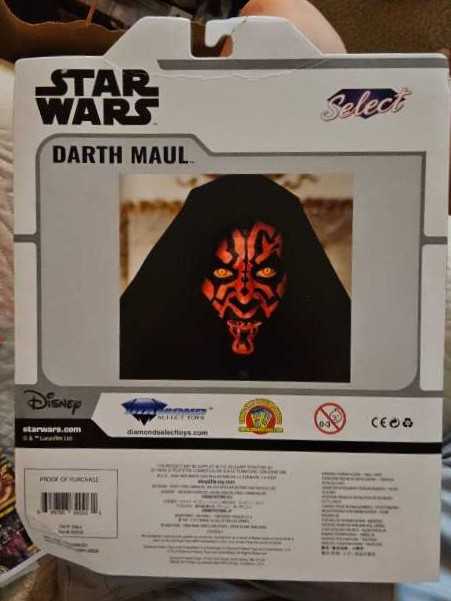 Star Wars Disney Store Exclusive Diamond Select Darth Maul 7” Brand New - Dimond Select Toys (Star Wars Episode 1) action figure collectible [Barcode 699788840061] - Main Image 2
