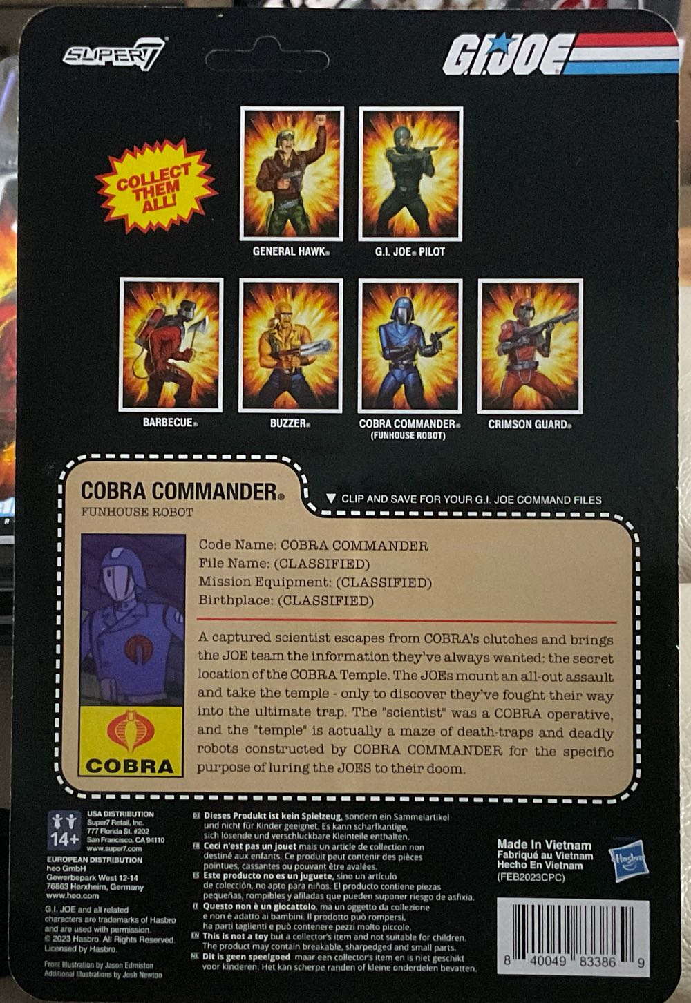 G.I. Joe (Super7) - Cobra Commander - Super7 (G.I. Joe (Super7)) action figure collectible - Main Image 2