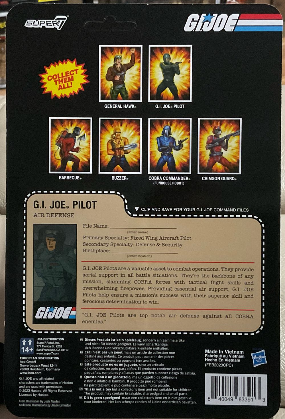 G.I. Joe (Super7) - G.I. Joe Pilot - Super7 (G.I. Joe (Super7)) action figure collectible - Main Image 2