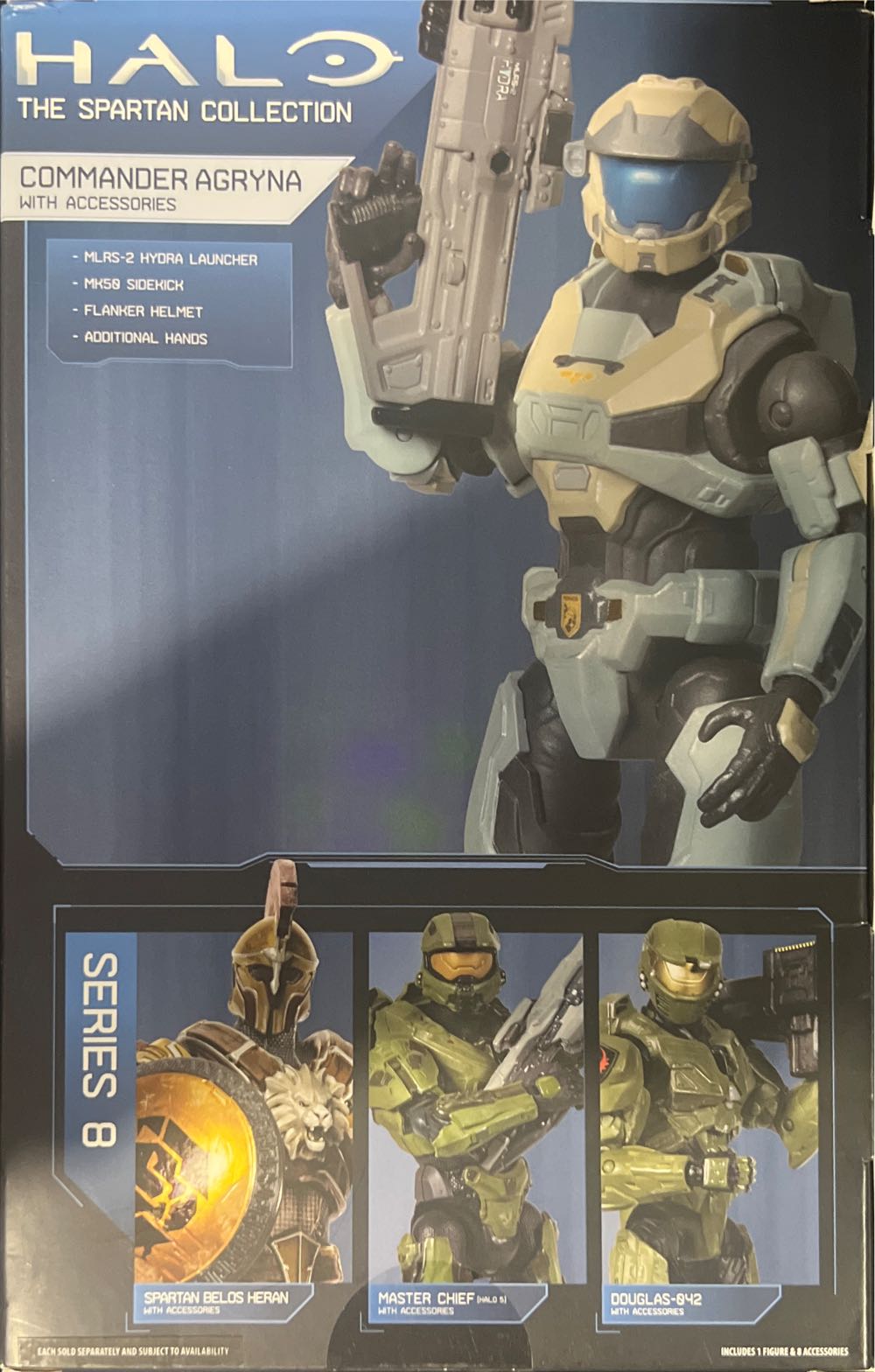Commander Agryna - Jazwares LLC (HALO) action figure collectible [Barcode 191726432067] - Main Image 2