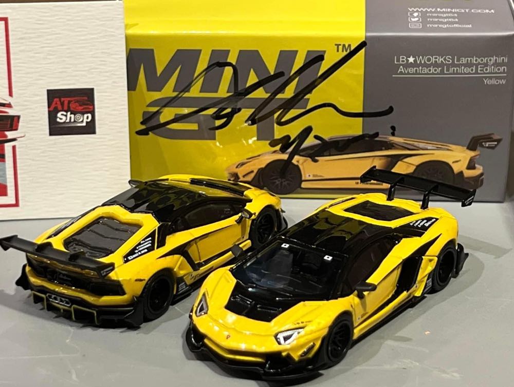 Lamborghini Aventador 587 - Mini GT (LBWK) action figure collectible [Barcode 4895183668552] - Main Image 2
