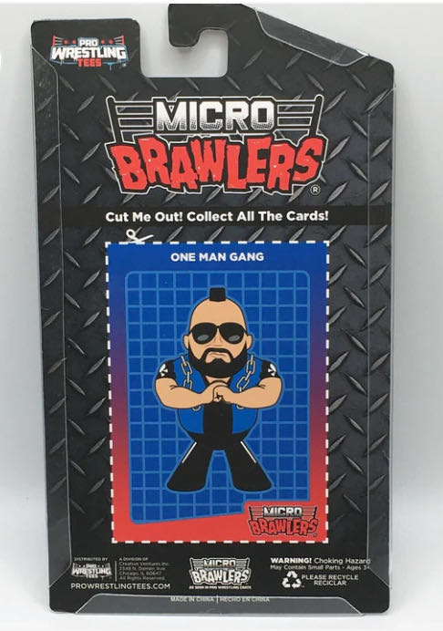 Micro Brawlers - Pro Wrestling Tees (One Man Gang) action figure collectible - Main Image 2