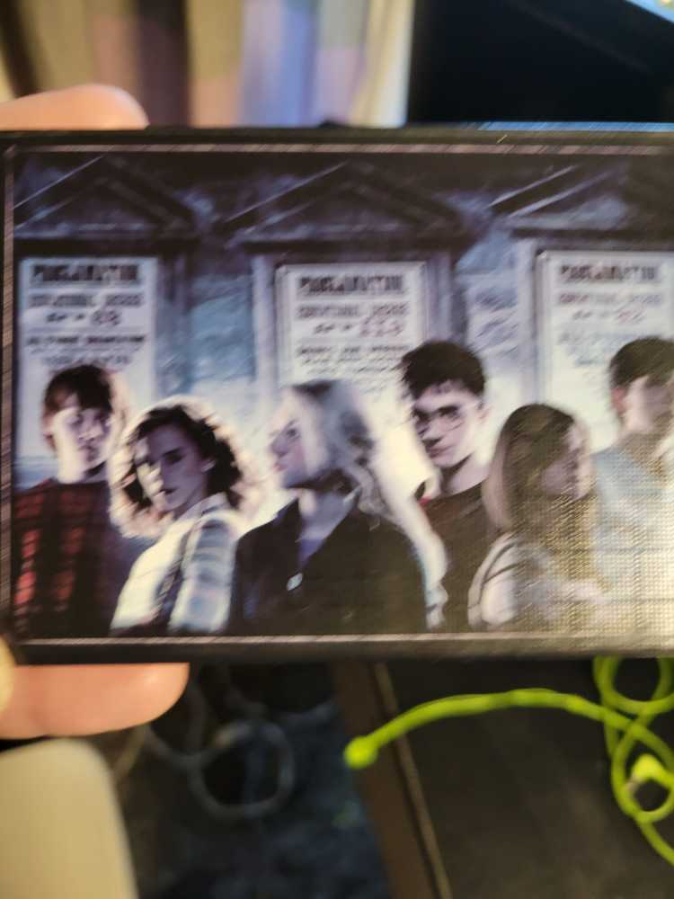 Anime Metal Weapon Pendants Keychain Set Necklace Cosplay Box Watch Pendant Of Mini Weapons Kakashi Kunai Shuriken & Harry Potter In Black Pocket  (Harry Potter) action figure collectible [Barcode 6964652255666] - Main Image 2